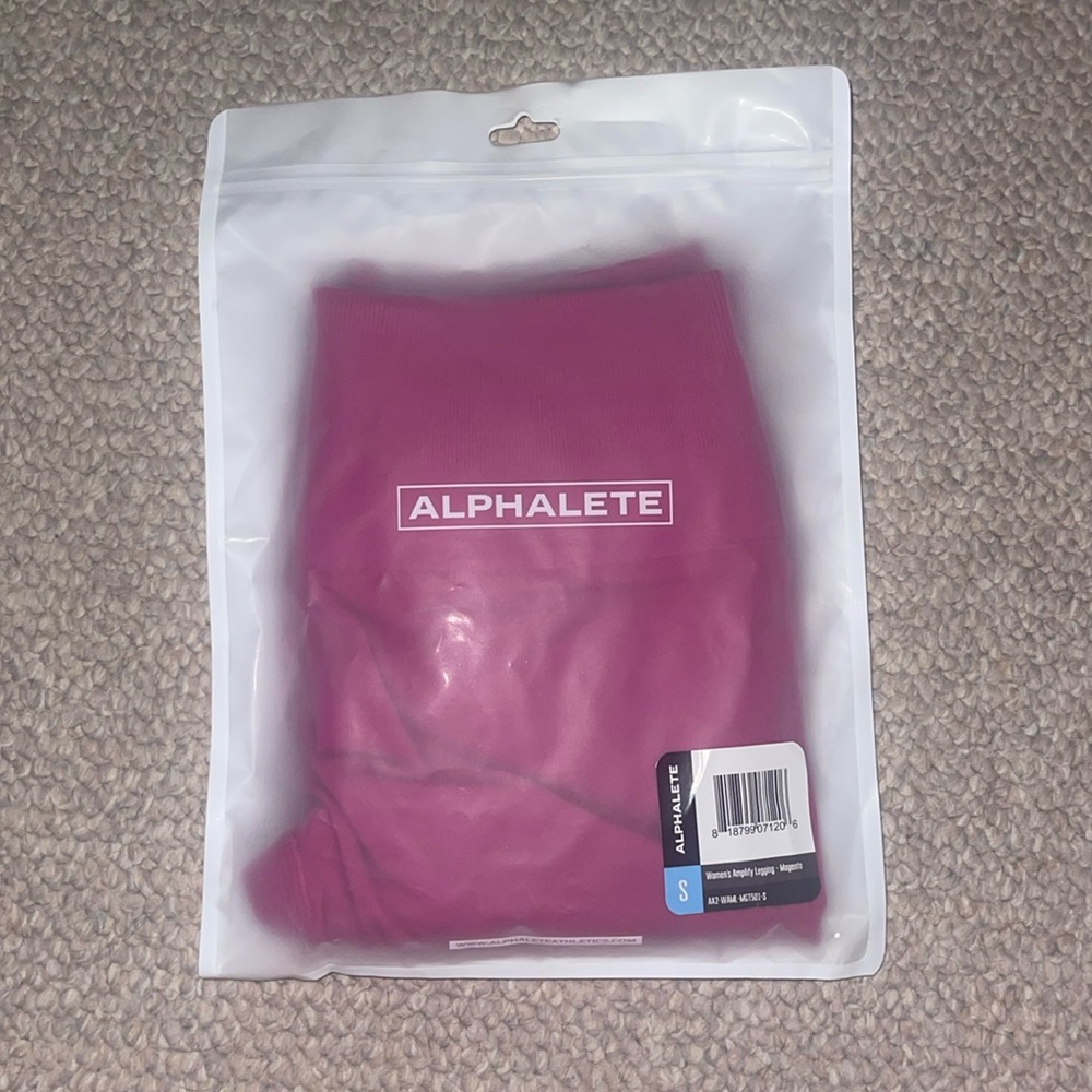 Alphalete amplify magenta leggings